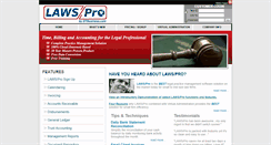 Desktop Screenshot of lawspro.com